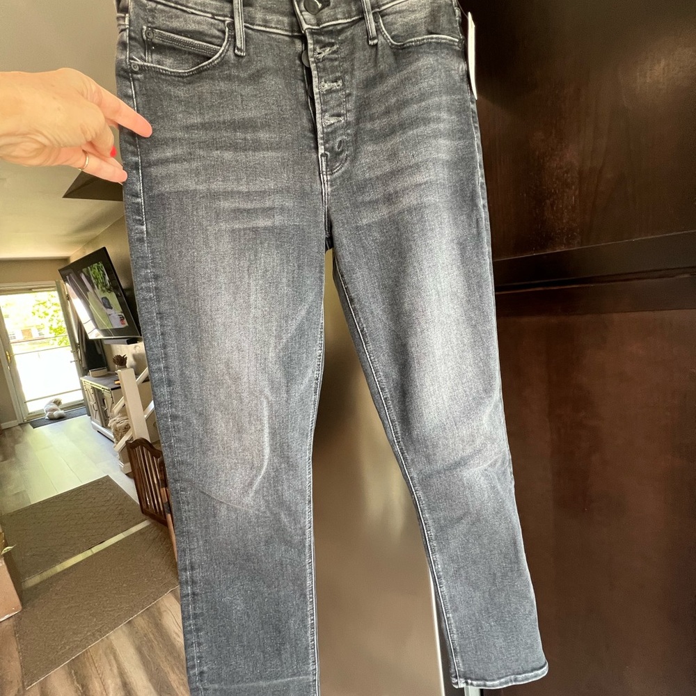 Stylish Gray Denim Jeans